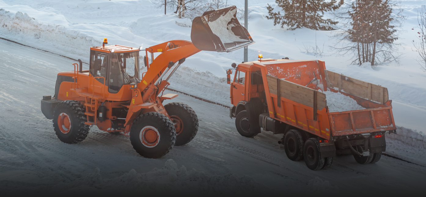 Control of snow removal equipment/grader operation