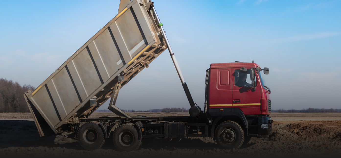 Monitoring the operation of a dump truck