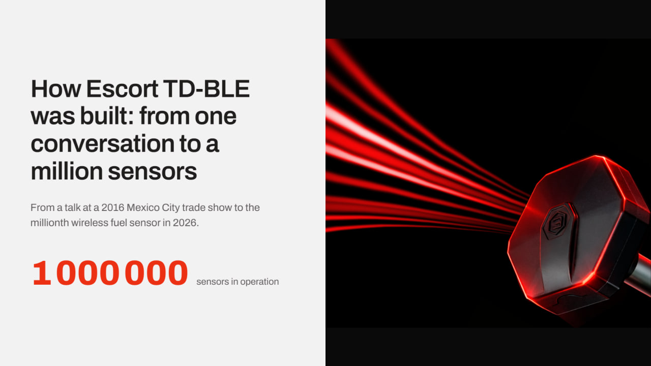 Cómo se creó Escort TD-BLE: de una simple conversación a 1 000 000 de sensores